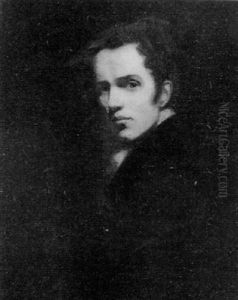 Portrait Of The Artist Wearing A Dark Coat by John Opie