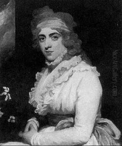 Portrait Of The Writer Amelia Alderson Opie, The Artist's Second Wife by John Opie