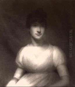Portrait Of A Young Woman In An Ivory Gown by John Opie
