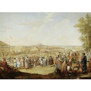 The Visit Of Emperor Nicholas I To The Market Atnizhny Novgorodin The Visit Of Emperor Nicholas I To The Market Atnizhny Novgorodin