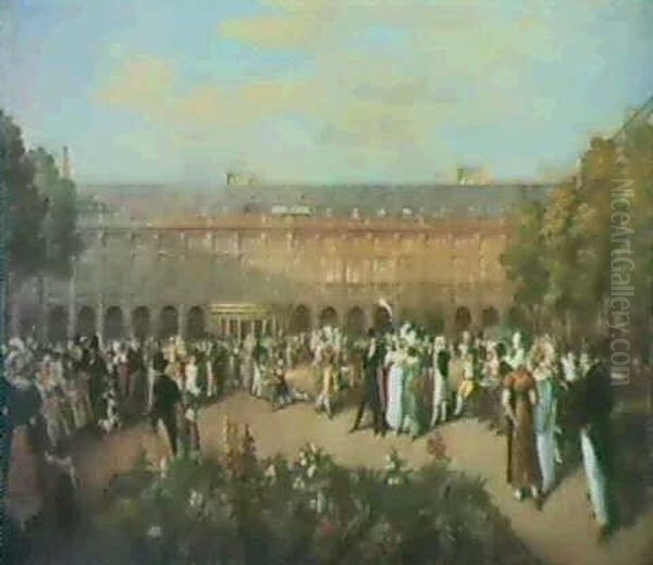 La Promenade Dans Les Jardins Du Palais Royal - view 1