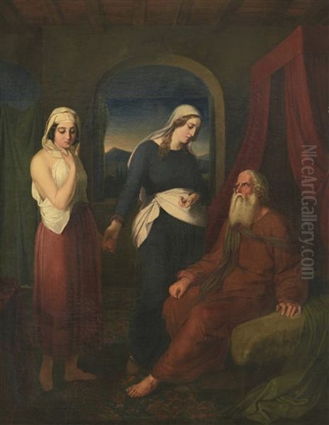 Sarah Leads Hagar To Abraham - view 1