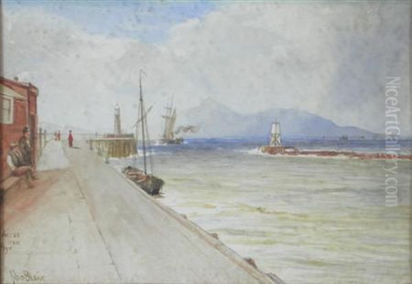 Arran From Ayr - view 1