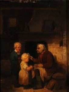 Grossvater Mit Kindern