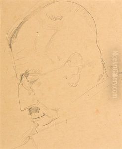 Portraitstudie Zu Das Orchester, Geiger Portraitstudie Zu Das Orchester, Geiger