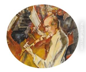 Bildnis Joseph Szigeti by Max, Mopp Oppenheimer