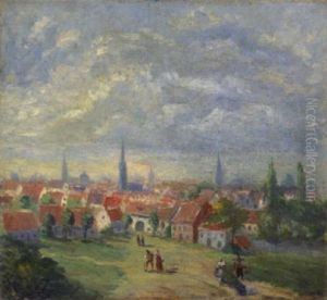 Blick Auf Eine Stadt by Max, Mopp Oppenheimer