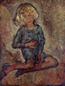 Bildnis Manfred Osthaus by Max, Mopp Oppenheimer