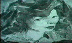 Portrait Of A Lady Wearing A Yellow Scarf by Max, Mopp Oppenheimer