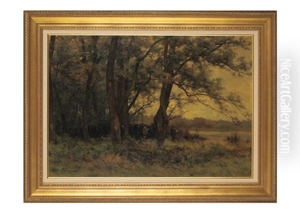 Selling Trees By Auction At Lent - view 1