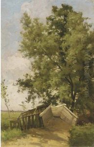 A Bridge In A Polder Landscape (+ 1 Other; 2 Works)