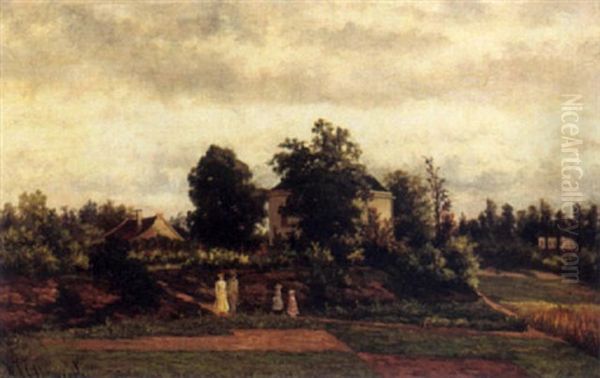 A Family Having A Walk - view 1