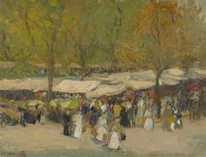 Berlin, Wittenbergplatz by Ernst Oppler