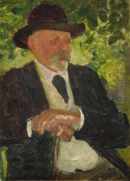 Portrait Von Theodor Oppler, Grossonkel Des Kunstlers - view 1