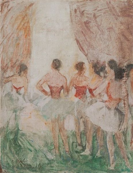 Vor Dem Auftritt (+ Herrenportrait (study); Verso) - view 1