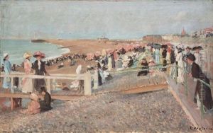 Badeleben (am Badestrand Von Dieppe) Badeleben (am Badestrand Von Dieppe)