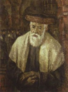 Rabbiner by Ernst Oppler