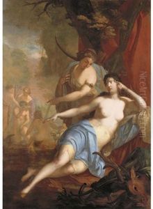 Diana And Callisto by Kaspard Jacob Opstal the Elder