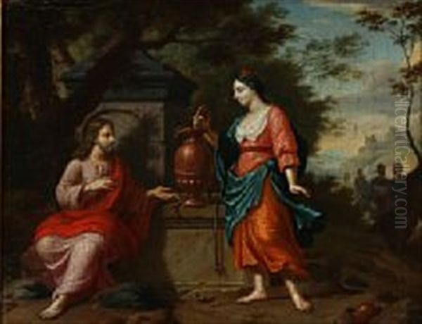 Christ And The Samaritan Woman At The Well - view 1