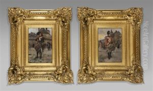 Les Tambours (2 Works) by Maurice Henri Orange