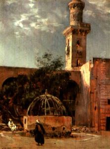Devant La Mosquee Du Sultan Hassan Au Caire