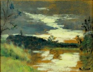 Chemin Au Clair De Lune by Marthe Orant