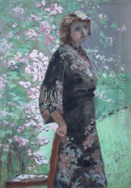 Jeune Femme Au Kimono - view 1