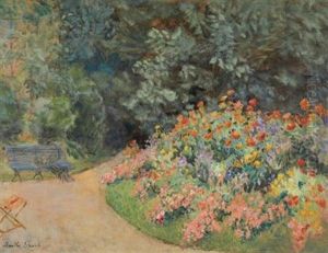 A Quiet Corner Of A Garden by Marthe Orant