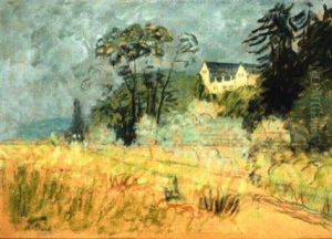 Maison Dans Un Paysage by Marthe Orant