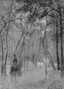 Cavaliers Au Bois by Marthe Orant
