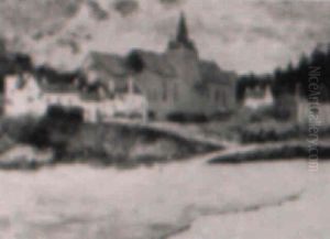 Village Au Bord De Seine by Marthe Orant