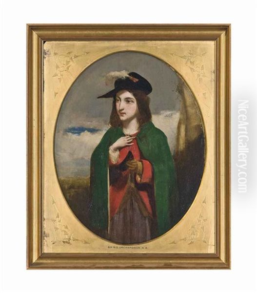 Lilias In Her Green Mantle From Sir Walter Scott's 'redgauntlet - view 1