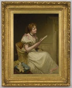 Young Woman Reading by Sir William Quiller Orchardson
