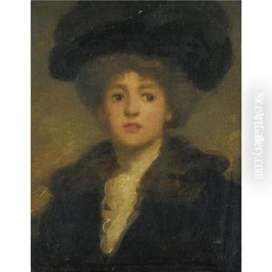 Portrait Of A Lady In Black by Sir William Quiller Orchardson