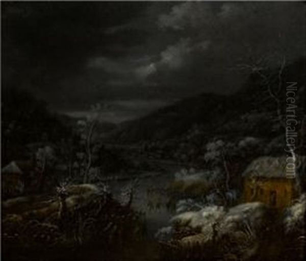Hungarian, School Of Winter Scene - view 1