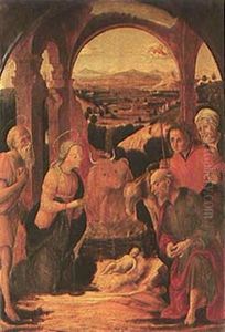 The Nativity by Pietro di Francesco degli Orioli