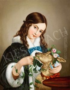 Girl With Fawn