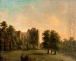 Vue Du Chateau De Warwick, Prise Du Jardin