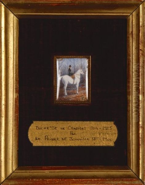 Portrait A Cheval De La Princesse Francoise D'orleans, Duchesse De Chartres - view 1