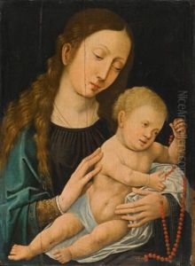 The Virgin And Child by Bernaert (Barend) van Orley