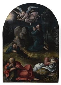 Agony In The Garden by Bernaert (Barend) van Orley