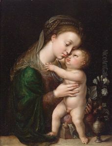 Madonna Und Kind by Bernaert (Barend) van Orley