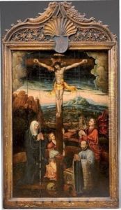 Golgotha by Bernaert (Barend) van Orley