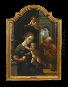 The Holy Family by Bernaert (Barend) van Orley