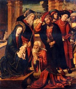 The Adoration Of The Magi by Bernaert (Barend) van Orley