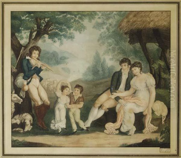 Le Berger Complaisant Et La Petite Savoyarde Par Jacques Bonnefoy D'arles - view 1