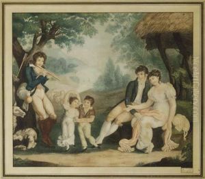 Le Berger Complaisant Et La Petite Savoyarde Par Jacques Bonnefoy D'arles by Noel Joseph Blaisot