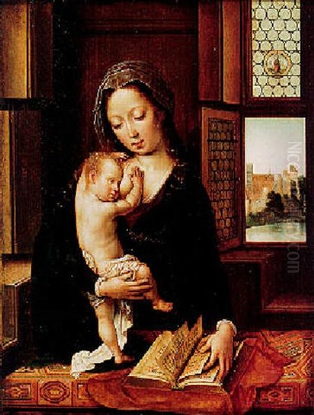 Virgin And Child With A Prayer Book - view 1