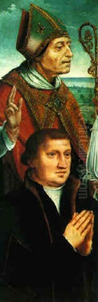 A Bishop Saint With A Male Donor - view 1