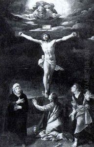 The Crucifixion by Bernaert (Barend) van Orley